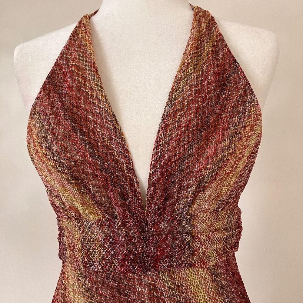 VINTAGE MISSONI RUNWAY MAXI DRESS - Picture 5 of 16